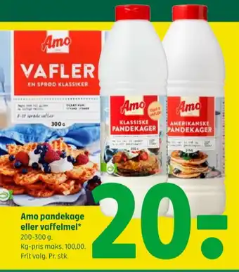 Coop 365 Amo vaffelblanding tilbud