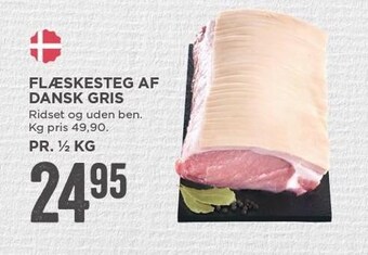 MENY Flæskesteg af dansk gris tilbud