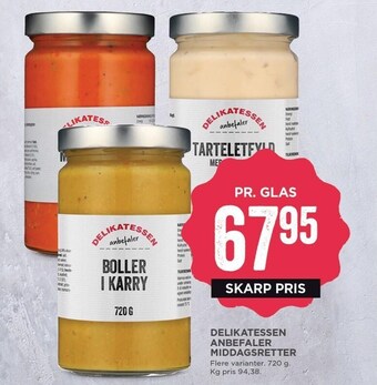 MENY Delikatessen anbefaler middagsretter tilbud