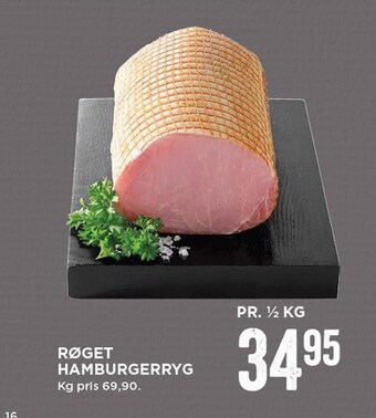 MENY Røget hamburgerryg tilbud
