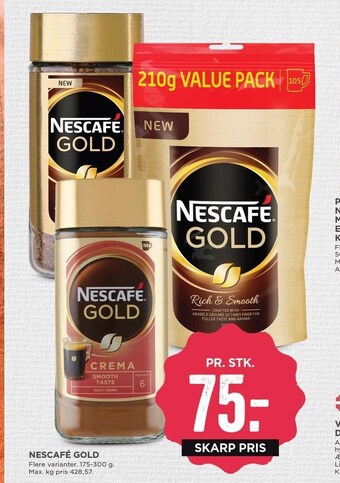 MENY Nescafé gold tilbud
