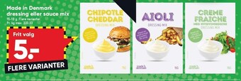 Bilka Made in denmark dressing eller sauce mix tilbud
