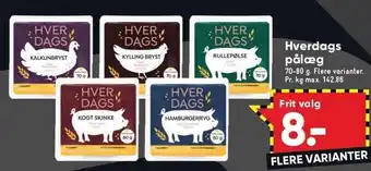 Bilka Hverdags pålæg tilbud