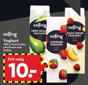 Bilka Salling yoghurt tilbud