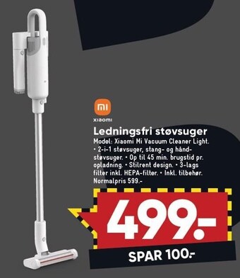 Bilka Xiaomi ledningsfri støvsuger tilbud
