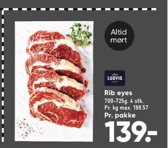 Bilka Rib eyes tilbud