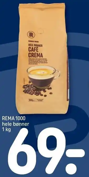 REMA 1000 Rema 1000 hele bønner tilbud
