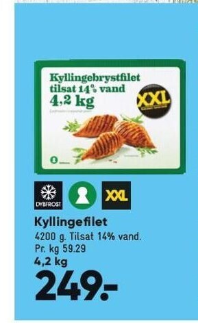 Bilka Kyllingefilet tilbud