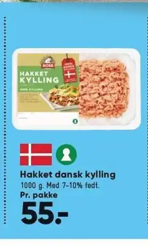 Bilka Hakket dansk kylling tilbud