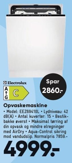 Bilka Electrolux opvaskemaskine tilbud
