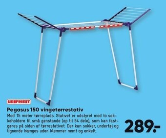 Bilka Leifheit pegasus 150 vingetørrestativ tilbud