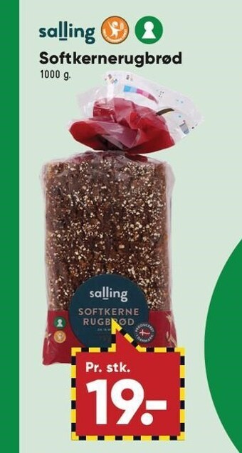 Bilka Softkernerugbrød tilbud