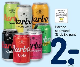 REMA 1000 Harboe sodavand tilbud