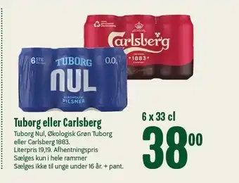 Min Købmand Tuborg el. carlsberg tilbud