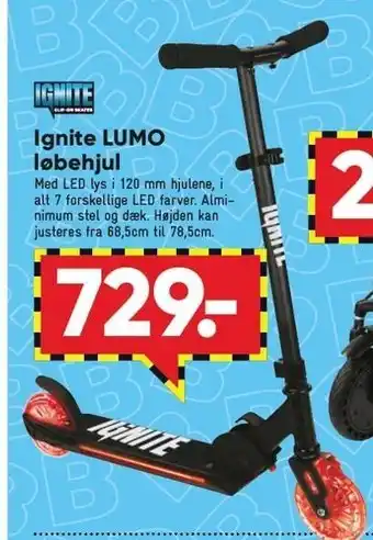 Ignite lumo løbehjul
