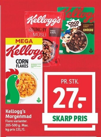 SPAR Kellogg's morgenmad tilbud