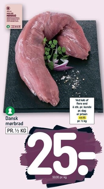 REMA 1000 Dansk mørbrad tilbud