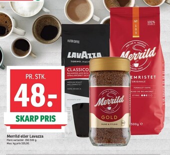 SPAR Merrild eller lavazza tilbud