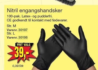 Nitril engangshandsker