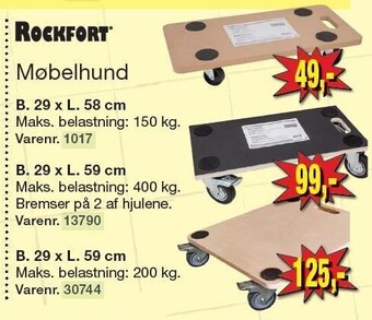 Harald Nyborg Rockfort møbelhund tilbud