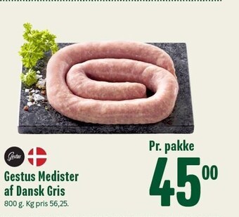 Gestus medister af dansk gris