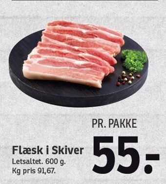 SPAR Flæsk i skiver tilbud