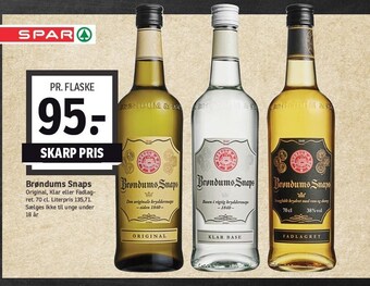SPAR Brøndums snaps tilbud