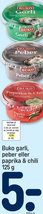 REMA 1000 Buko garli, peber eller paprika & chili tilbud