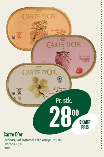 Min Købmand Carte d'or tilbud