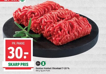 SPAR Gestus hakket oksekød 7-10 % tilbud