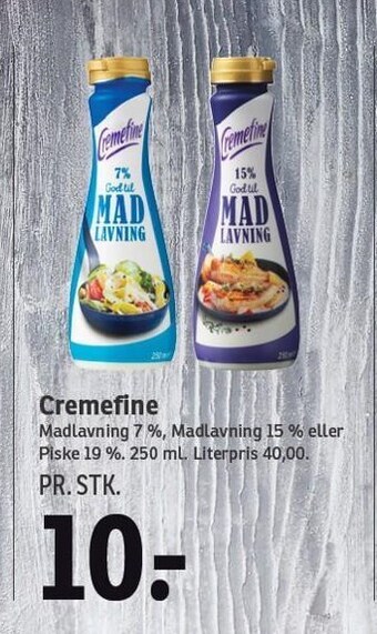 SPAR Cremefine tilbud
