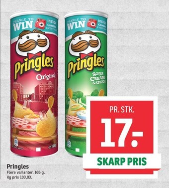 SPAR Pringles tilbud