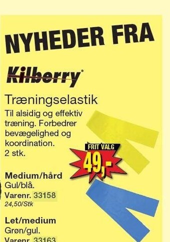 Harald Nyborg Kilberry træningselastik tilbud