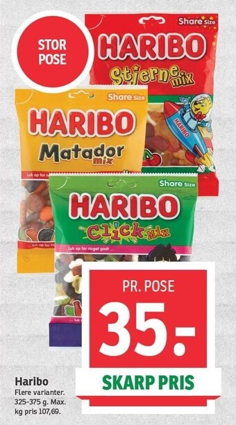 SPAR Haribo tilbud