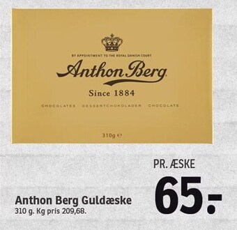 SPAR Anthon berg guldæske tilbud