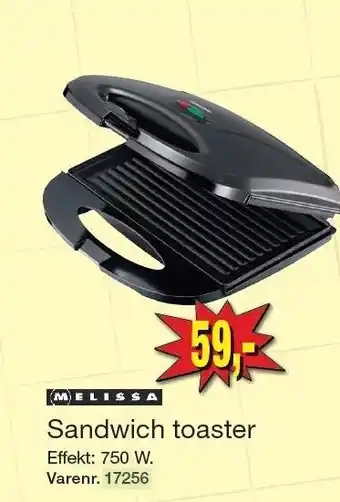 Harald Nyborg Melissa sandwich toaster tilbud