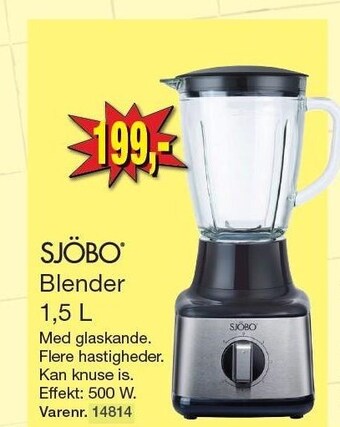 Sjöbo blender 1,5 l
