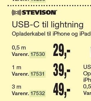 Harald Nyborg Usb-c til lightning tilbud