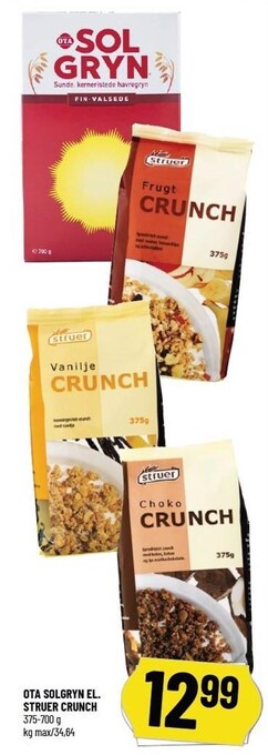 Løvbjerg Ota solgryn el. struer crunch tilbud