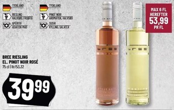 Løvbjerg Bree riesling el. pinot noir rosé tilbud