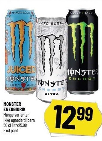 Løvbjerg Monster energidrik tilbud