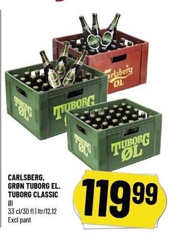 Løvbjerg Carlsberg, grøn tuborg el. tuborg classic tilbud
