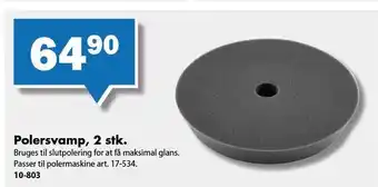 Biltema Polersvamp 2 stk tilbud