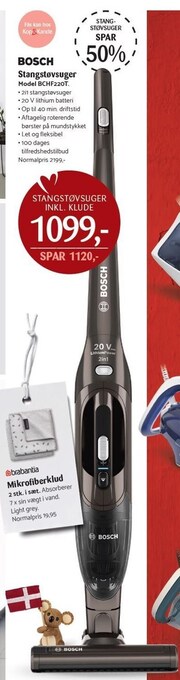 Kop & Kande Stangstøvsuger tilbud