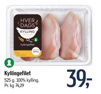 Føtex Kyllingefilet tilbud