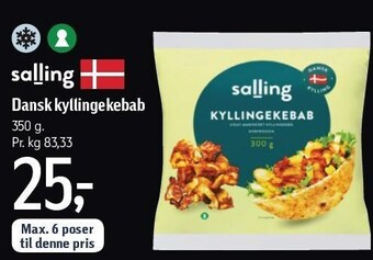 Føtex Dansk kyllingekebab tilbud