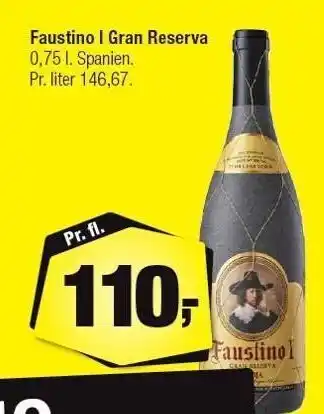 Calle Faustino i gran reserva tilbud