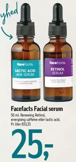 Føtex Facefacts facial serum tilbud