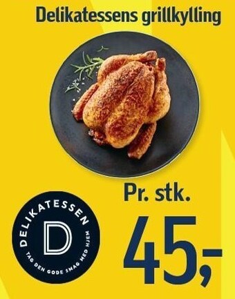 Føtex Delikatessens grillkylling tilbud