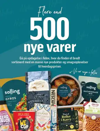 Føtex Flere end 500 nye varer tilbud